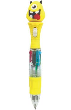 Pix multicolor mini cu 4 culori si LED: Scary. Galben