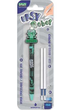 Set pix cerneala termosensibila + 2 rezerve: Robot verde. Upsy Robot