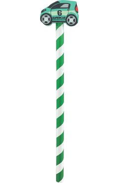 Creion grafic verde cu radiera masina