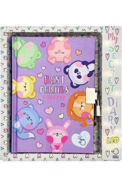 Jurnal cu led: Best friends forever