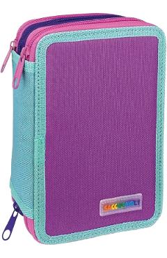 Penar echipat: Color Block. Verde-roz