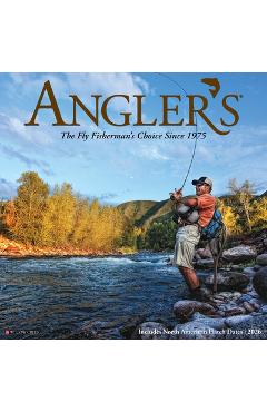 Angler's 2026 12 X 12 Wall Calendar -