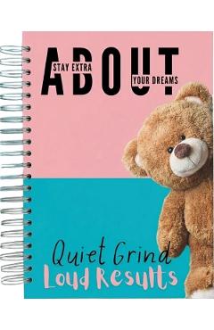 Caiet dictando A4 universal cu spirala: Stay extra