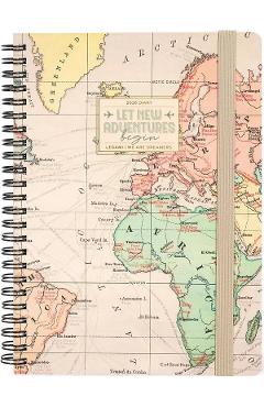 Agenda cu spirala 2026: Travel. Let new adventures begin
