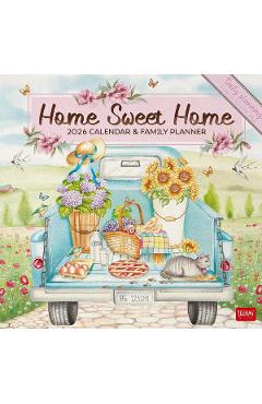 Calendar de perete 2026: Home Sweet Home