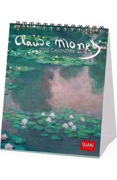 Calendar de birou 2026: Claude Monet