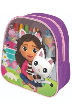 Set desen in ghiozdan. Gabbys Dollhouse