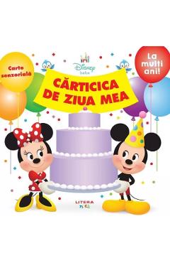 Carticica de ziua mea. Carte senzoriala - Nancy Parent - LITERA Carticica de ziua mea. Carte senzoriala - Nancy Parent - LITERA