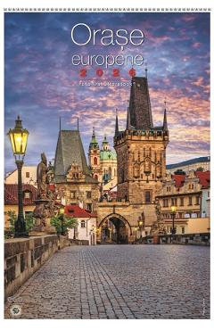 Calendar perete 2026: Orase europene