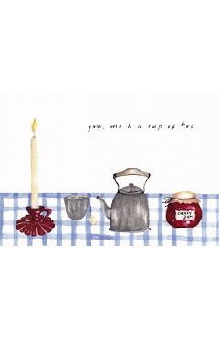 Carte postala: You, Me and a Cup of Tea. Mai Colorat