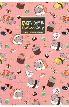 Caiet dictando A5: Sushi Cat