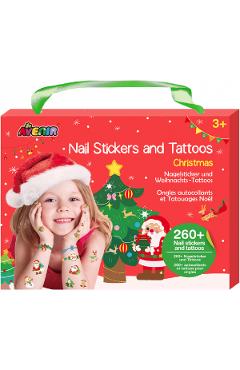 Stickere pentru unghii si tatuaje: Christmas