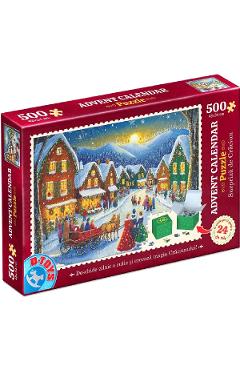 Puzzle 500 piese: Advent Calendar. Model 1