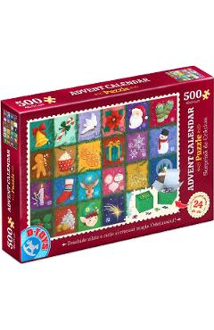 Puzzle 500 piese: Advent Calendar. Model 2