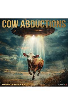 Cow Abductions 2026 12 X 12 Wall Calendar -