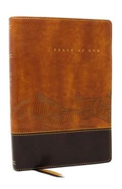 Peace of God Bible: Discover and Experience God's Shalom Throughout the Bible (Nkjv, Brown Leathersoft, Red Letter, Comfort Print) - Jeremiah J. Johnston Phd