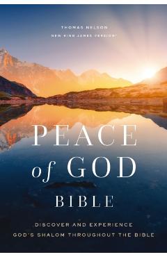 Peace of God Bible: Discover and Experience God's Shalom Throughout the Bible (Nkjv, Softcover, Red Letter, Comfort Print) - Jeremiah J. Johnston Phd