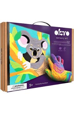Set de colorat cu lut: Koala