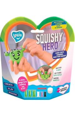 Set Air Clay pentru modelaj: Cactusita. Squishy Hero