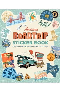 American Road Trip Sticker Book -