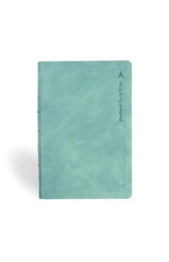 CSB Student Study Bible, Earthen Teal Suedesoft Leathertouch -