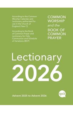 Common Worship Lectionary 2026: Church of England Liturgical Calendar with the Book of Common Prayer (Includes Daily Readings and Service Planning Gui -