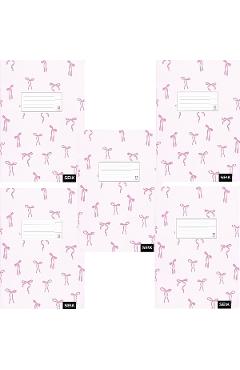 Set 5 caiete dictando 12 file. Fundite roz