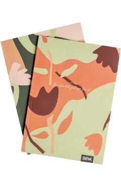 Set 2 caiete liniatura punctata: Little Things and Big Things