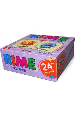 Rime potrivite. 24 jetoane - Inesa Tautu - DORINTA Rime potrivite. 24 jetoane - Inesa Tautu - DORINTA