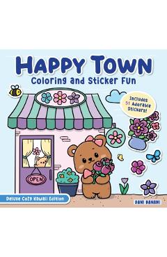 Happy Town Coloring and Sticker Fun - Dani Banani
