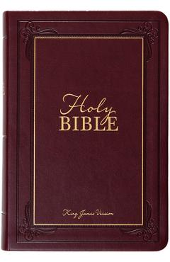 KJV Holy Bible Giant Print Compact Garnet -