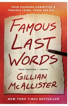 Famous Last Words - Gillian Mcallister