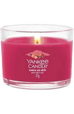 Lumanare parfumata mini: Santa on Skis 37 g