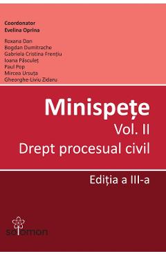 Minispete Vol.2: Drept procesual civil Ed.3
