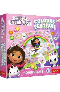 Joc: Festivalul culorilor. Gabby's Dollhouse