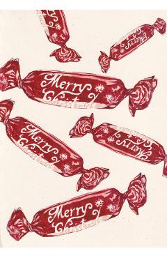 Felicitare: Bomboane Craciun A5