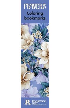 Flowers Coloring Bookmarks - Rockpool Publishing