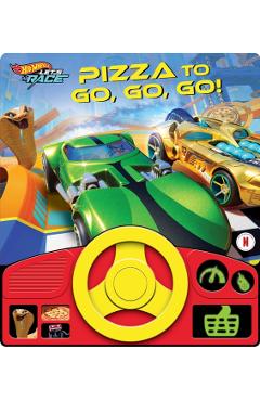 Hot Wheels Let's Race: Pizza to Go, Go, Go! Sound Book -