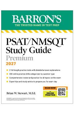 Psat/NMSQT Premium Study Guide, 2027: 2 Practice Tests + Comprehensive Review + 200 Online Drills