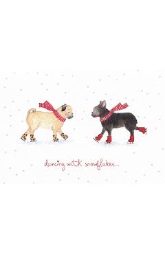 Felicitare: Dancing with Snowflakes...