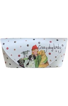 Etui ochelari. Crazy Dog Lady