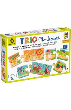 Joc educativ: Trio Montessori. Familii de animale