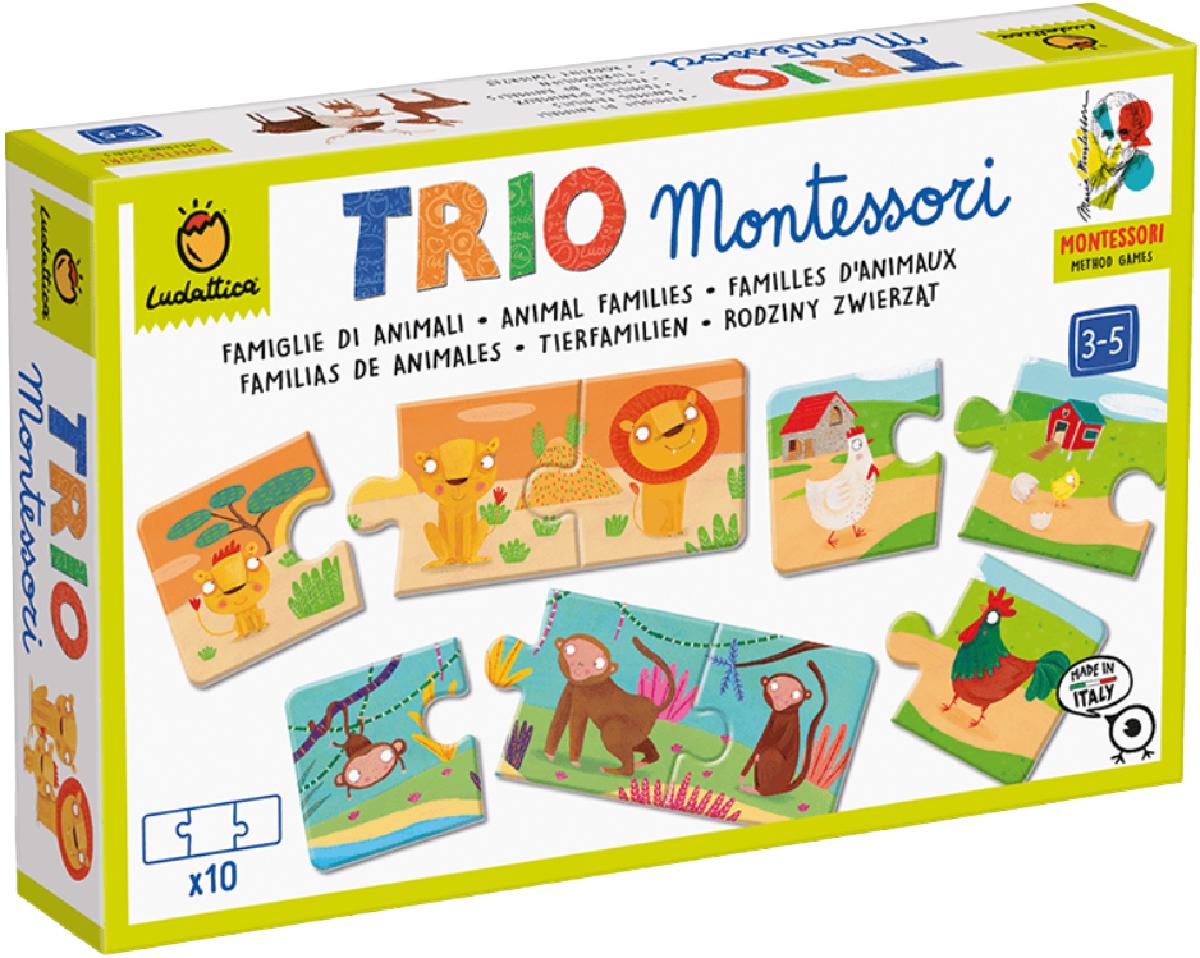 familiar 3点セット　90&100斉須 Joc educativ: Trio Montessori. Familii de animale | Libris.ro
