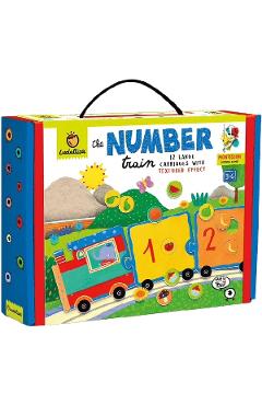 Puzzle Montessori: Trenuletul numerelor