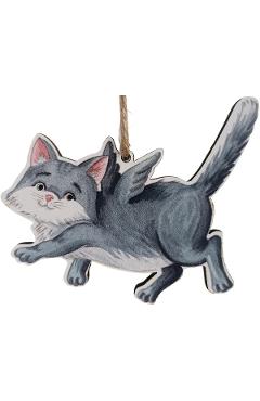 Ornament: Mata zburatoare. Gri