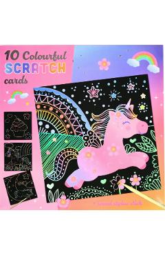 Planse colorate de razuit: Unicorn