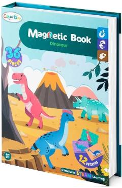 Puzzle carte magnetica. Dinozaur
