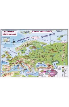 Plansa. Harta Europei A4