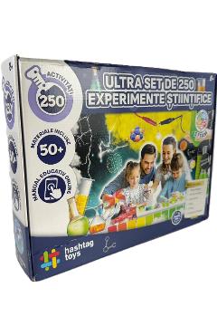 Ultra set de 250 experimente stiintifice