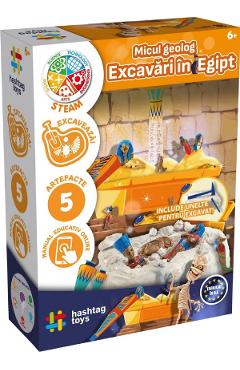 Set micul geolog: Excavari in Egipt. Kit STEAM